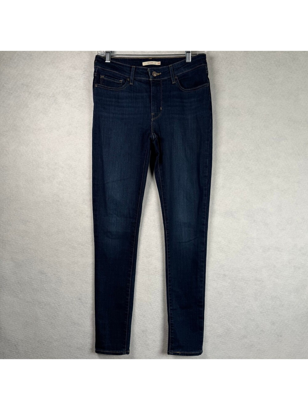 Levi's 711 Skinny Dark Wash Denim Jeans Size 28